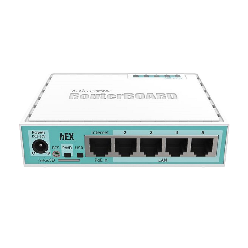 Маршрутизатор MikroTik hEX (RB750GR3)